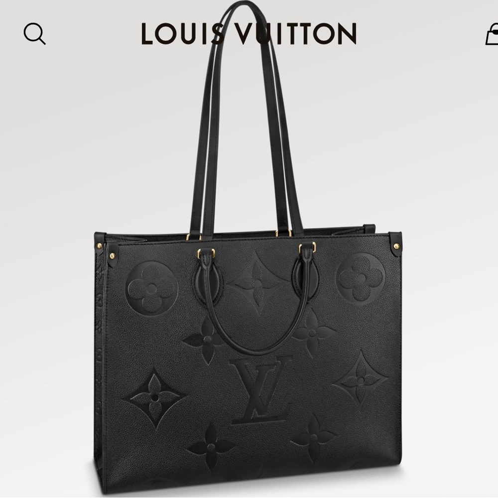 Louis Vuitton “On The Go” GM. Perfect Condition. Black monogram